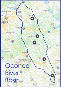 Watershed test map graphic